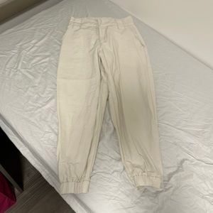 Forever 21 — Cream Pant Joggers